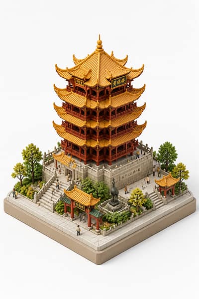 请根据用户最后输入的【主题 / 品牌 / 模型名称】，生成一张高完成度的「45°俯视等距视角（isometric）微缩 ...